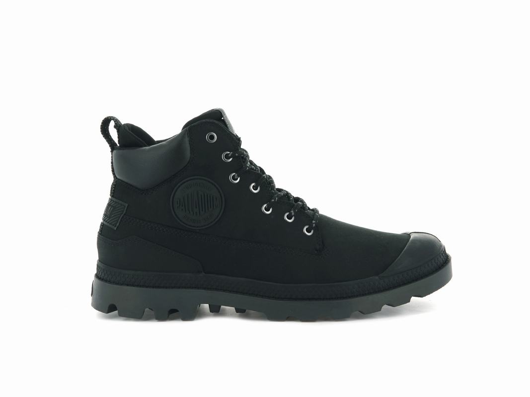 Palladium Pampa Sc Outsider Wp+ Damen Stiefel Wasserdicht Schwarz ||358942-WMF||